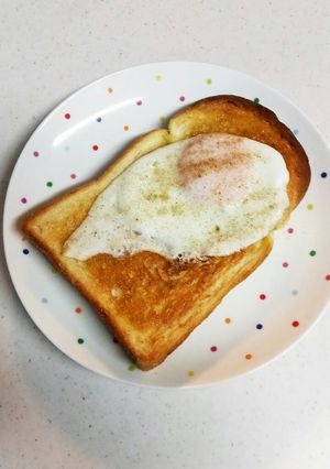 バタートースト☆目玉焼きのっけ！-レシピのメイン写真