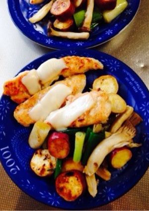 鶏とゴロゴロ野菜ソテー-レシピのメイン写真