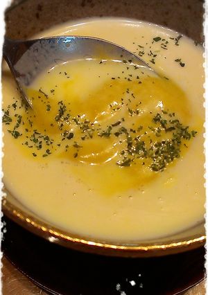 かぼちゃの冷たい豆乳スープ-レシピのメイン写真