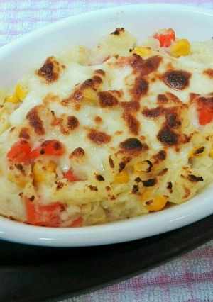 ポテトサラダのチーズ焼き（*'‐'*)♪-レシピのメイン写真