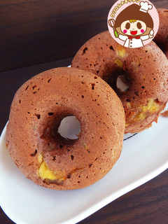 HMで★バナナとココアの焼きドーナツ-レシピのメイン写真