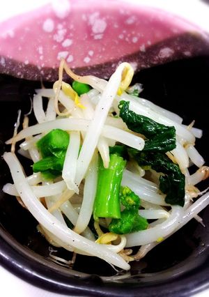 もやしと菜の花のナムル-レシピのメイン写真