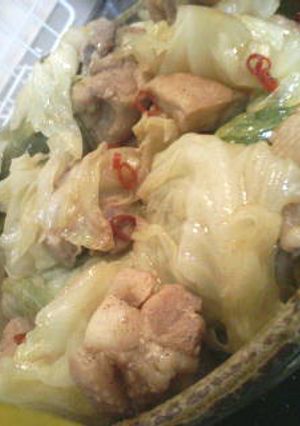 キャベツとチキンのンマ煮-レシピのメイン写真