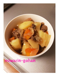 こってり美味しい☆牛すじ肉じゃが♪-レシピのメイン写真