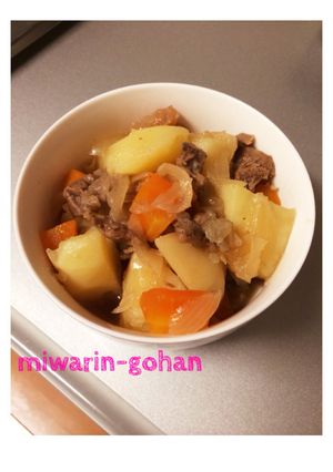 こってり美味しい☆牛すじ肉じゃが♪-レシピのメイン写真