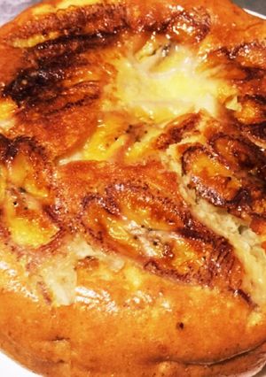 ヨーグルトとバナナの炊飯器ケーキ-レシピのメイン写真