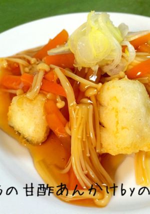 とろ〜り美味しい♪たらの甘酢あんかけ-レシピのメイン写真