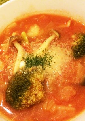離乳食取分け★野菜スープとミネストローネ-レシピのメイン写真