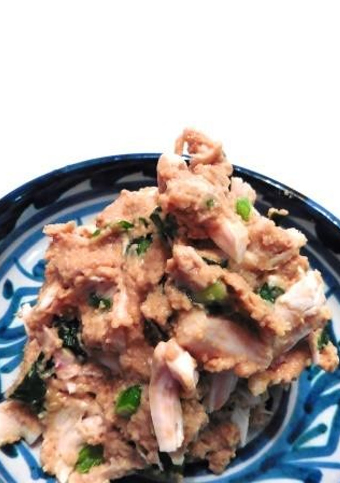 鶏ささみのみそだれ白和え-レシピのメイン写真