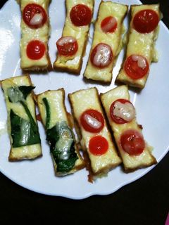 ☆大人も美味しい幼児食・厚揚げピザ☆-レシピのメイン写真