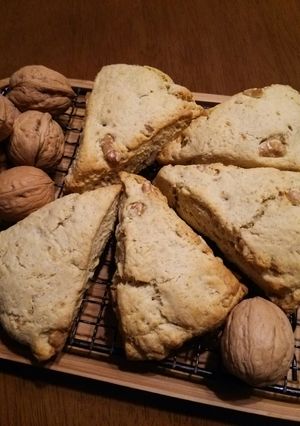 朝食・おやつに簡単！蕎麦☆胡桃スコーン♪-レシピのメイン写真