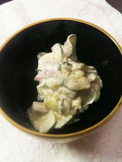 きゅうりと魚肉ソーセージのマヨあえ-レシピのメイン写真