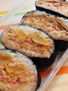 親子で簡単!おにぎらず☆-レシピのメイン写真