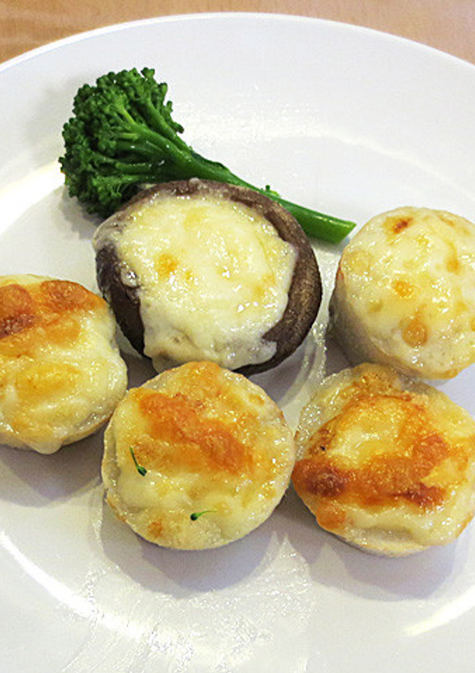 里芋と生椎茸のチーズ焼き-レシピのメイン写真