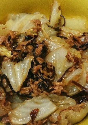 簡単！包丁要らずのキャベツとツナのおかず-レシピのメイン写真
