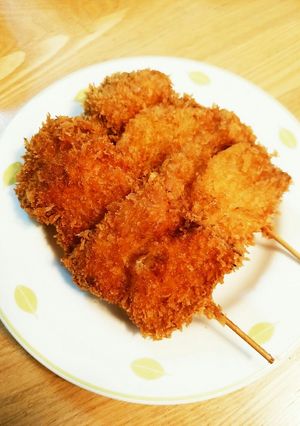 豚肩スライスと新タマネギの柔らか串カツ♪-レシピのメイン写真