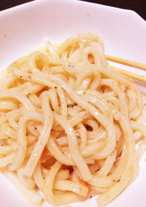冷凍うどんで簡単☆たらこバターうどん-レシピのメイン写真