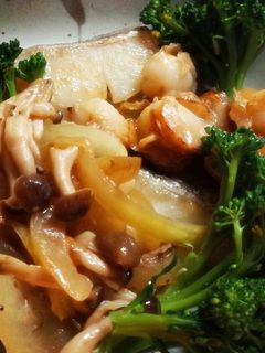 鱈と帆立のバター醤油炒め~しめじ玉ねぎ-レシピのメイン写真