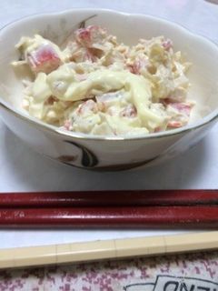 カニカマサラダ-レシピのメイン写真