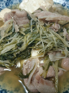 水菜と豚バラのおろし煮-レシピのメイン写真