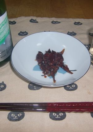 ホタルイカ素干しの醤油漬け焼き-レシピのメイン写真