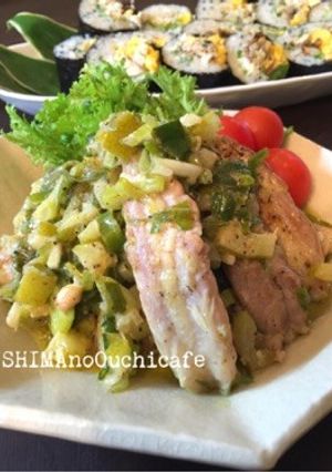 鶏セセリのネギ塩レモン炒め-レシピのメイン写真