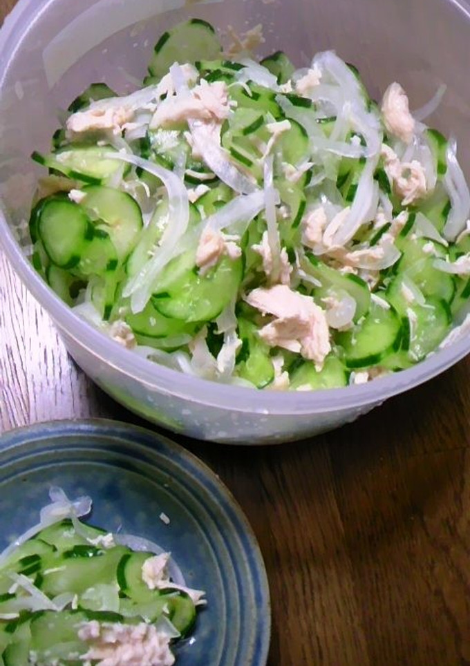 夏の常備菜・きゅうりとささみの和え物-レシピのメイン写真