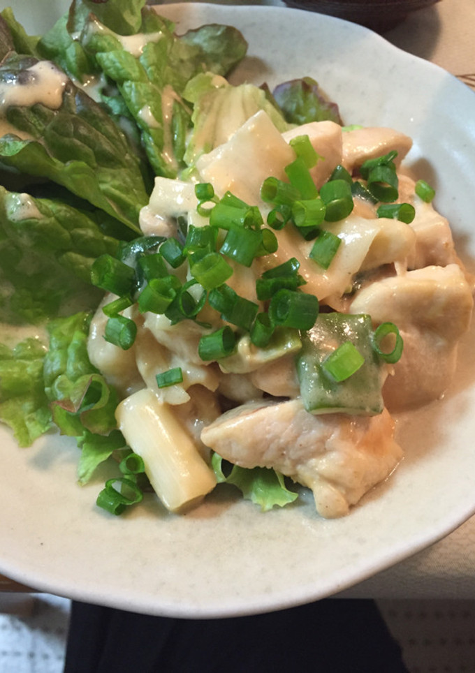 塩麹鶏のオイスターマヨ炒め-レシピのメイン写真
