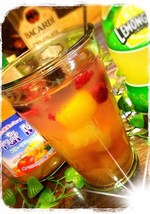 バカルディレモンジーナINフルーツMIX-レシピのメイン写真