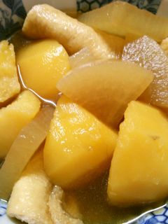 簡単! 大根 じゃがいも 油揚げの 煮物-レシピのメイン写真