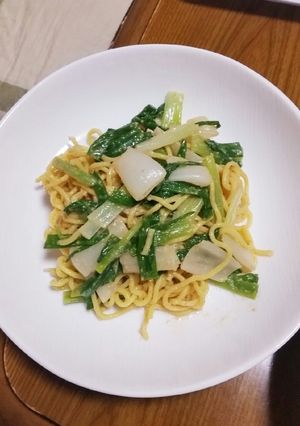 わけぎ焼きそば(おぬた)-レシピのメイン写真