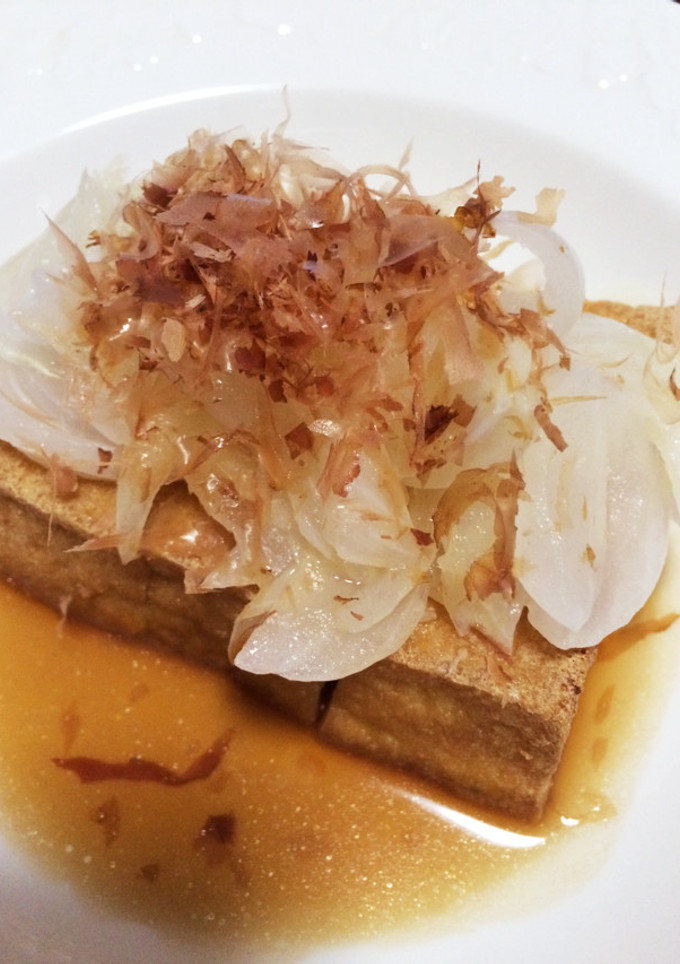 新たまねぎと厚揚のバター醤油-レシピのメイン写真