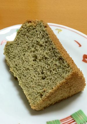 よもぎのシフォンケーキ-レシピのメイン写真