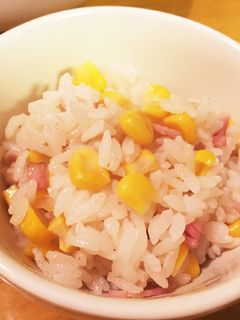 簡単☆コーンとベーコンのピラフ☆-レシピのメイン写真