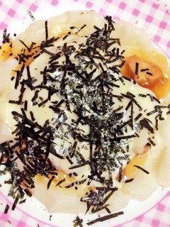 焼き鳥のお餅ピザ-レシピのメイン写真