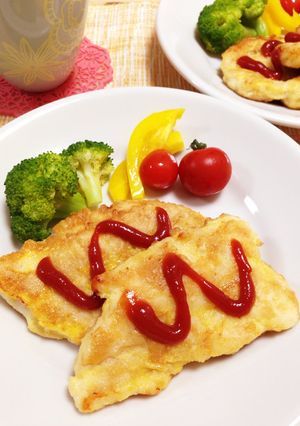 ほんのりチーズ風味＊ササミのピカタ-レシピのメイン写真