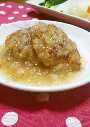 柚子のおろしハンバーグ-レシピのメイン写真