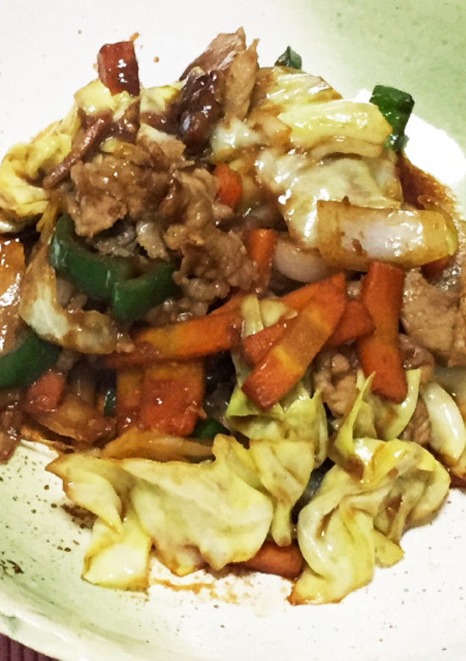中華風！甘辛味噌の野菜炒め(*^^*)-レシピのメイン写真