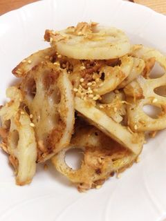れんこんとツナのカレー炒め-レシピのメイン写真