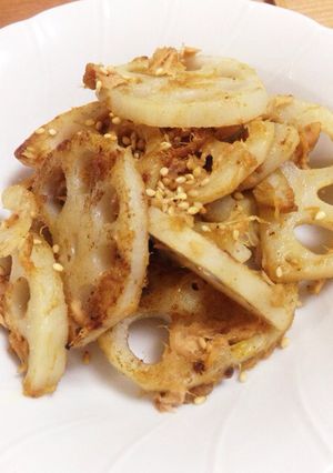 れんこんとツナのカレー炒め-レシピのメイン写真