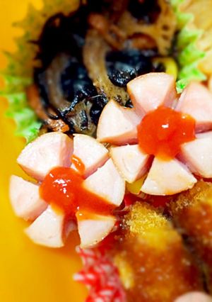 １分で簡単に♡お花ウィンナーの飾り切り♡-レシピのメイン写真