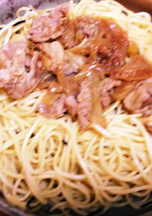 お茶漬けのもとde簡単スパゲティ-レシピのメイン写真