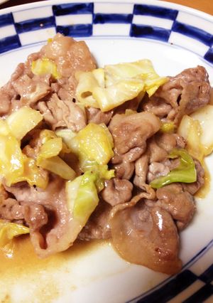 簡単！豚肉と春キャベツのオイマヨ炒め-レシピのメイン写真
