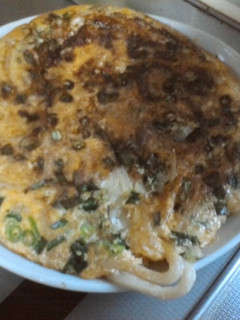 残ったかまたまうどんでお好み焼き-レシピのメイン写真