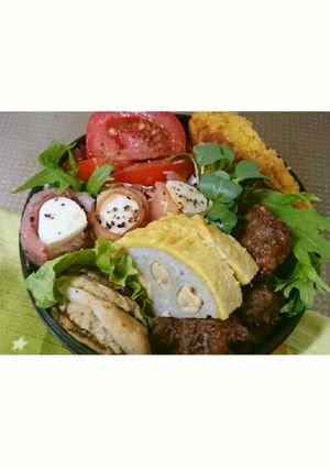 彩り豊かなバランスお弁当。-レシピのメイン写真