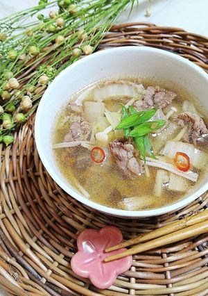 スタミナ満点♡母の味の肉スープ-レシピのメイン写真