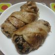 ワンコ用♡犬ご飯♪肉巻きおにぎり