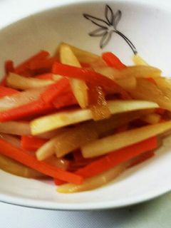 あと一品!味付け2つの大根と人参の炒め煮-レシピのメイン写真