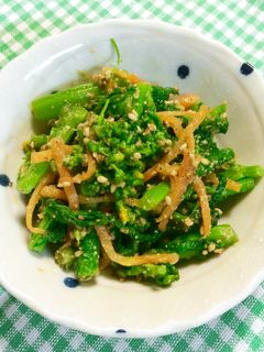 菜の花のゴマ和え~♪-レシピのメイン写真