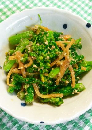 菜の花のゴマ和え~♪-レシピのメイン写真